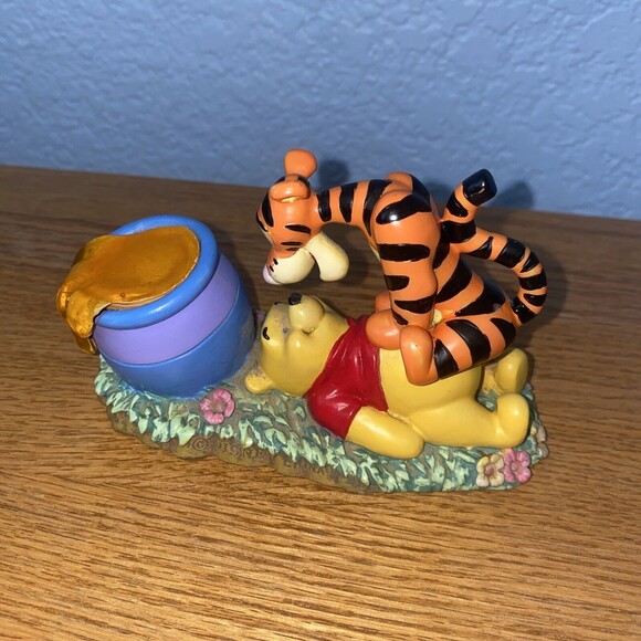 Disney Winnie the Pooh Tigger Miniature Clock Fantasma Friends Forever vintage - Picture 2 of 8